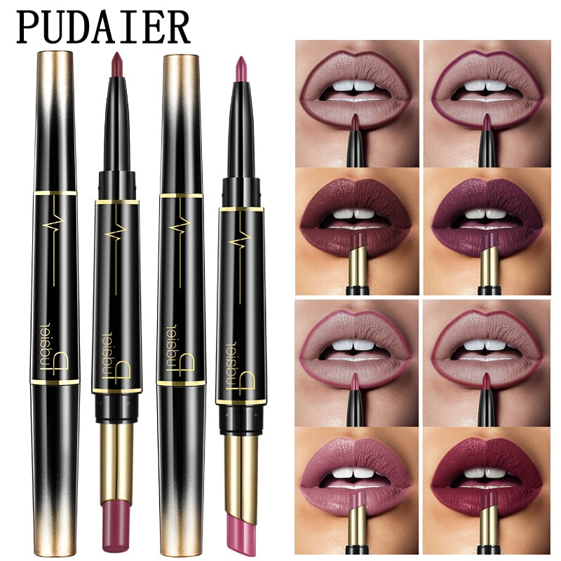 Matte Lipstick Wateproof Double Ended